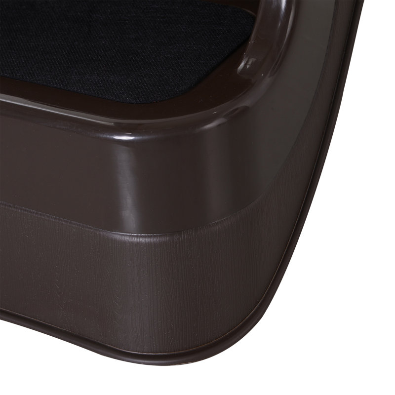 Delia Stairs With 3 Steps, Brown