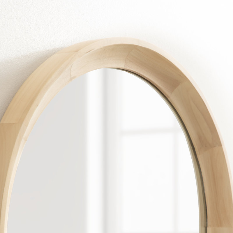 Miroir mural Branwell, 30 po x 20 po, Naturel