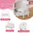 2 in 1 Kids Vanity Set With Mirror And Led Lights-1874142811