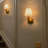 1-Light Modern Fabric Shade Wall Sconce-1188162630