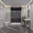 Rhodes 60" W x 76" H Single Sliding Frameless Shower Door-52233377
