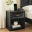 Ensemble de chambre à coucher 2 pièces, table de chevet et commode 7 tiroirs-1267261344