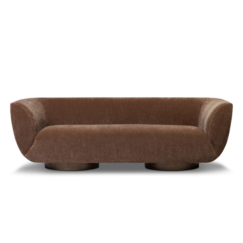 Sabine Sofa, Amici Tobacco Polyester Blend