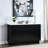 58"Multi‑Storage Sideboard With Fluted Panels & Engineered Marble Top