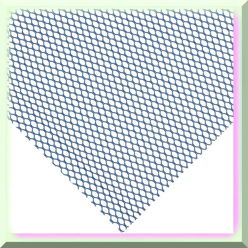 BlueWave Mesh Fabric 18"x54" Light Blue Polyester