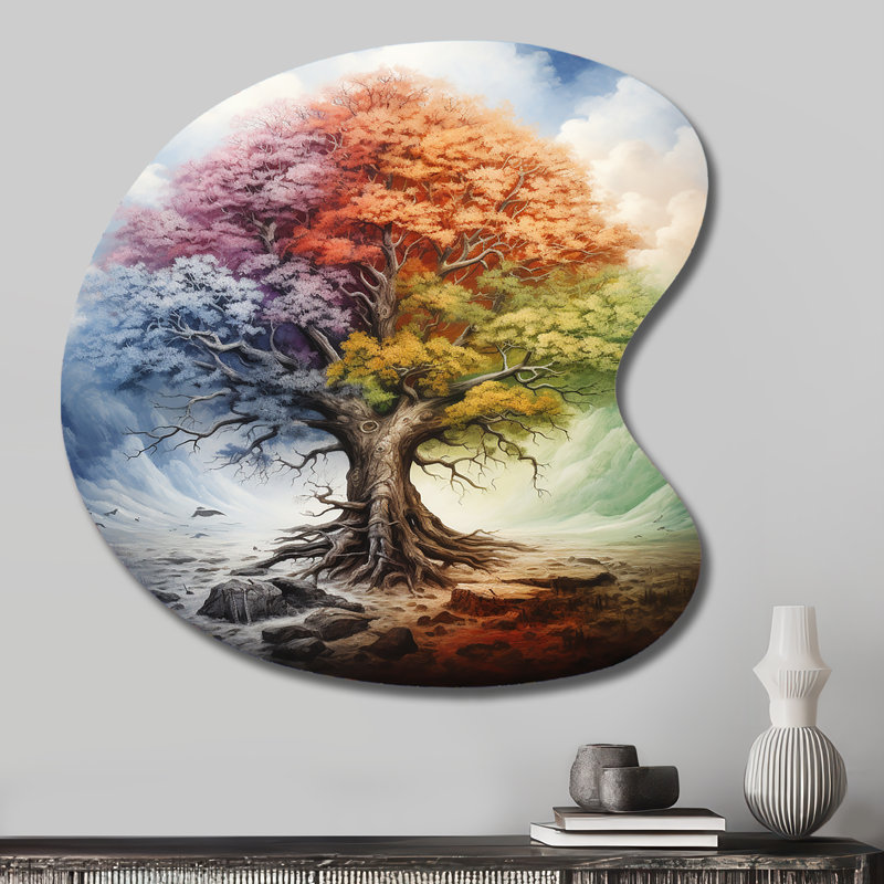 Arbre de vie toutes saisons I, H 27 po x l 27 po