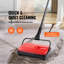 Balayeuse à tapis manuelle de 6,7 pouces de largeur avec balais non électriques-112699822
