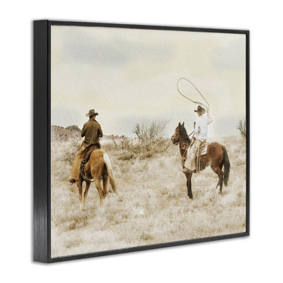 «Wrangling Cowboys Western pair», estampe numérique, conception de Marcus Prime