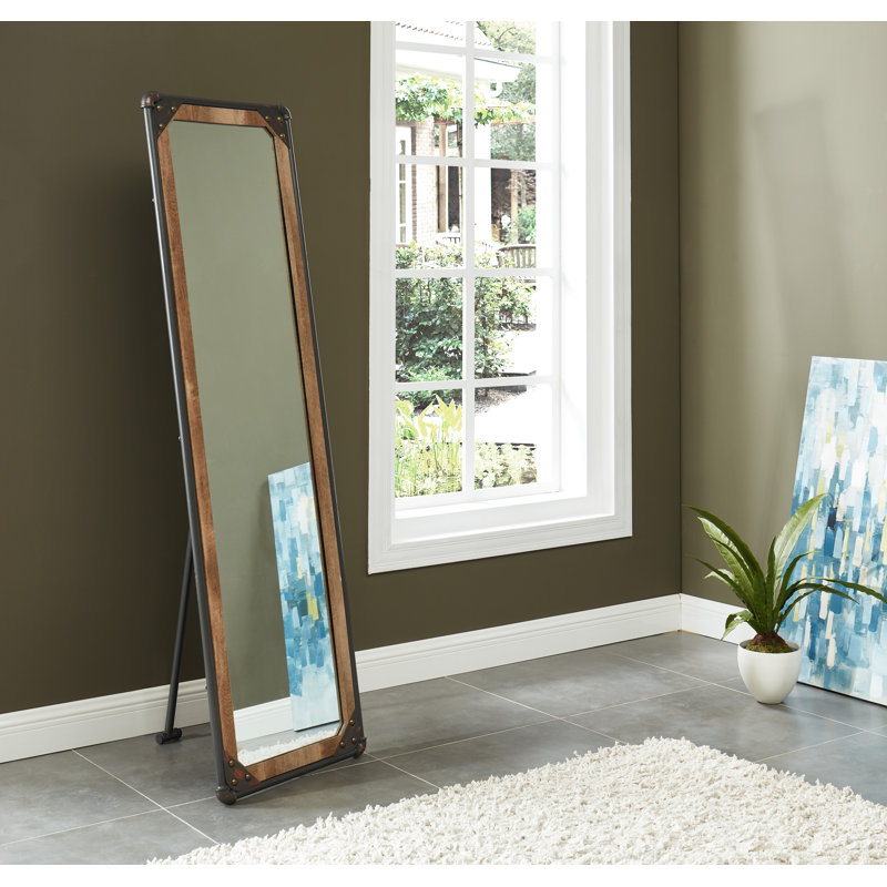 Sherburn Wood Flat Mirror
