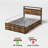 Bed Frame with 8 Storage Drawers, LED Headboard with Charging Station, Metal Platform Bed Frame, No Box Spring Needed, Noise-Free, Stable and Solid-2143265428