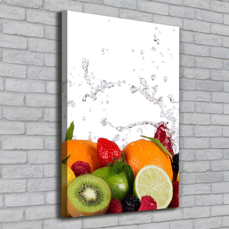 Fruits - Wrapped Canvas Print