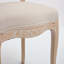 Ensemble de 2 chaises de salle à manger de style champêtre, rembourrées avec dossier en éventail