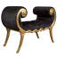Mavro Apolline Crescent Upholstered Bench