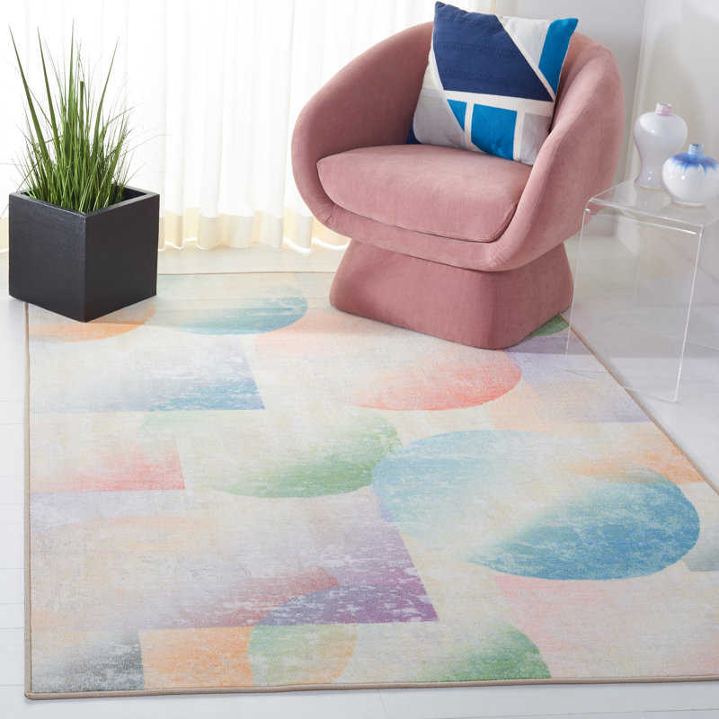 Claghorn Performance Machine Washable Geometric Rug, Rectangle 7'9" x 10'