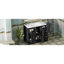 Meuble-lavabo contemporain de 36 po, 4 tiroirs et 1 porte, lavabo en résine, tablettes réglables, bois massif, meuble-lavabo et accessoires
