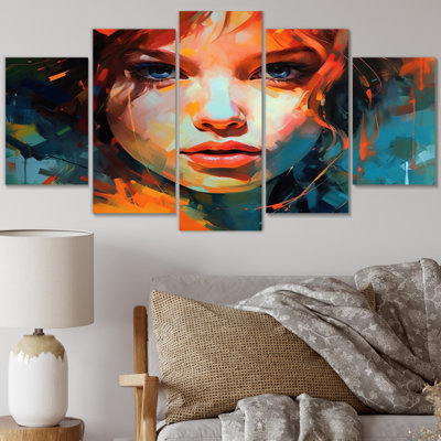 Pierce - Portrait Canvas Print - 5 Panels