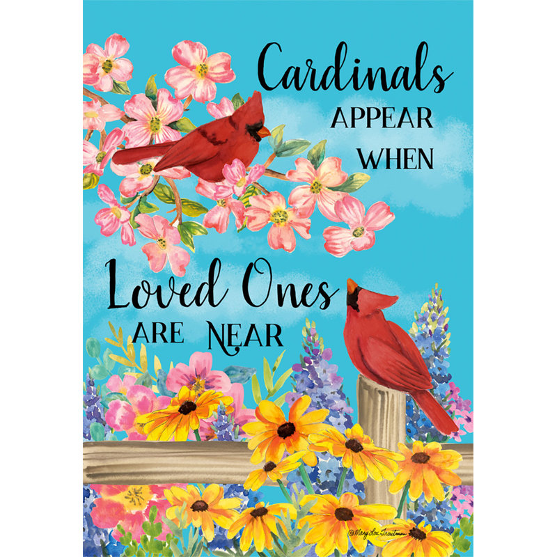 Les cardinaux arborent le drapeau de la maison du printemps