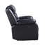 Fauteuil inclinable électrique en cuir synthétique noir-555919323-555919320