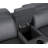 5-Piece 3-Power Reclining Italian Leather Sofa With Power Headrest-100738183