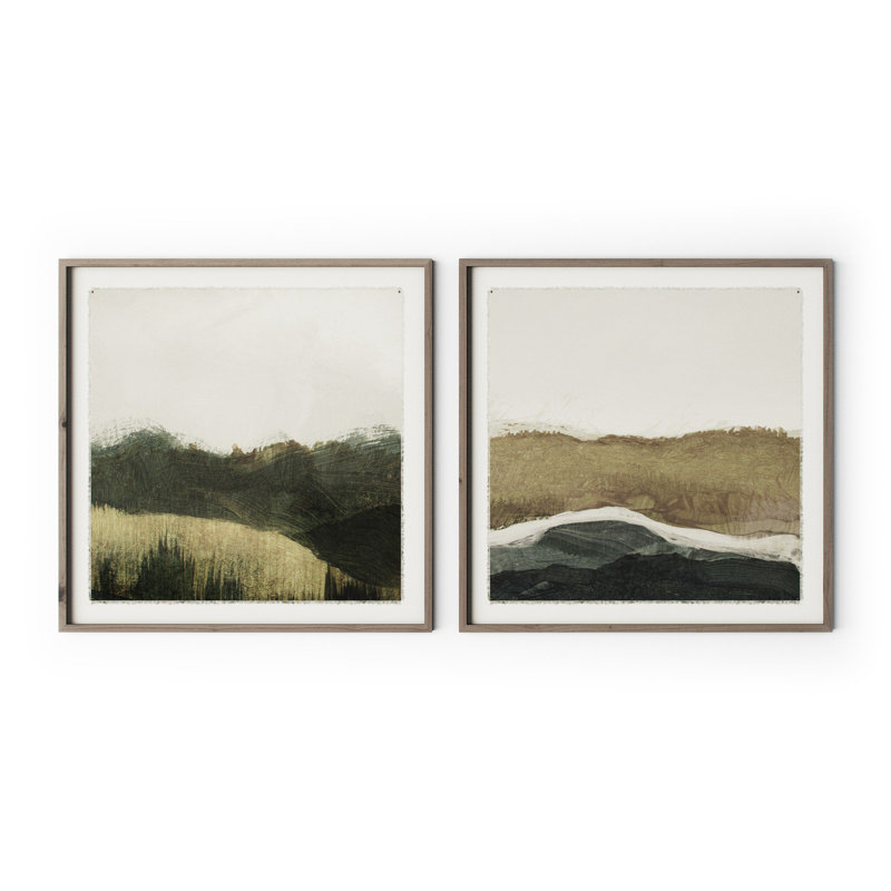 Lands Diptych By Dan Hobday