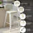 Upholstered Seat Stools with Metal Frame-658580189-658580176