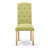 9 Piece Dining Room Furniture Set Includes an Oval Wooden Table with Butterfly Leaf and 8 Limelight Linen Fabric Parson Chairs, Oak-2134938453