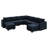 Berenika Velvet Modular U-Shaped Sectional-1595147503
