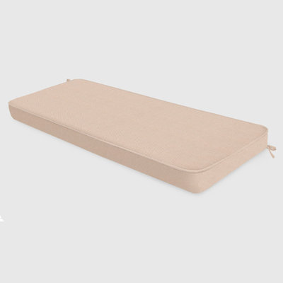 Coussin de banc personnalisable H 3 po pour mobilier d'intérieur / extérieur / chaise / siège de fenêtre, mousse haute résilience 75D de qualité supérieure