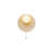Elegant Wall Lamp with Travertine Body, Beige & White | 11.8 in Height, 3.9 in Base Plate | On/Off Button on Cable, G9 Socket (Max 10W) | Stylish Indoor Lighting for Living Room, Bedroom, and Office Spaces
