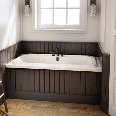 Baignoire combinée encastrée 72 "x 42" Marineum ™