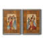 Rythme - ensemble de 2 reproductions d'art sur toile encadrées-175661665-175661695