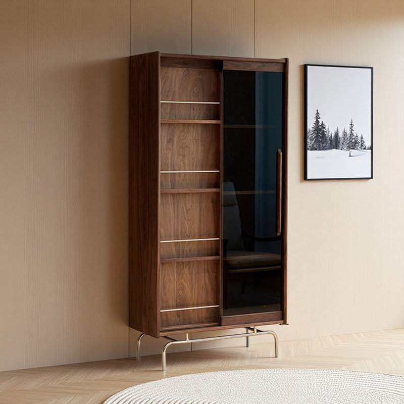 Bibliothèque de style rétro, (4 tablettes) H 71,65 po x l 34,65 po x P 15,35 po