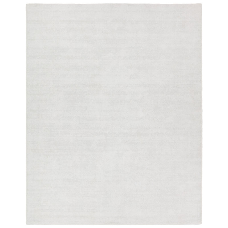 Tapis ivoire uni fait à la main Arcus FTR06 , Rectangle 6 pi x 9 pi