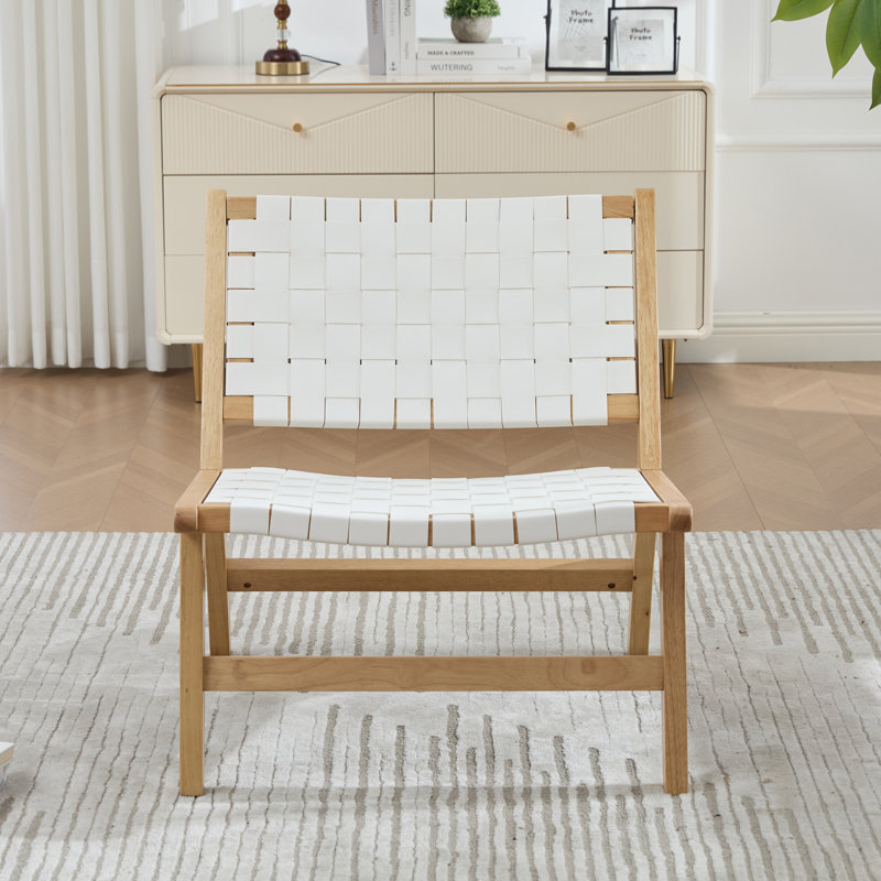 Upholstered Armless, White