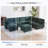 128" Oversized Modular 8-Seater Sectional Sofa with Storage & Removable Covers, Convertible U-Shape, L-Shape & Sleeper Configuration, Modern Couch with Movable Ottoman-1197984120