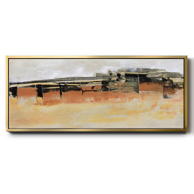 Bridges Ochre II - Framed Canvas