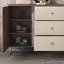 Buffet moderne en cuir avec rangement-107234798
