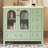36" Bathroom Cabinet With Waffle Texture Doors, Bathroom Vanity With Four Drawers And Two Soft-Closing Doors, Bathroom Storage With Glass Doors