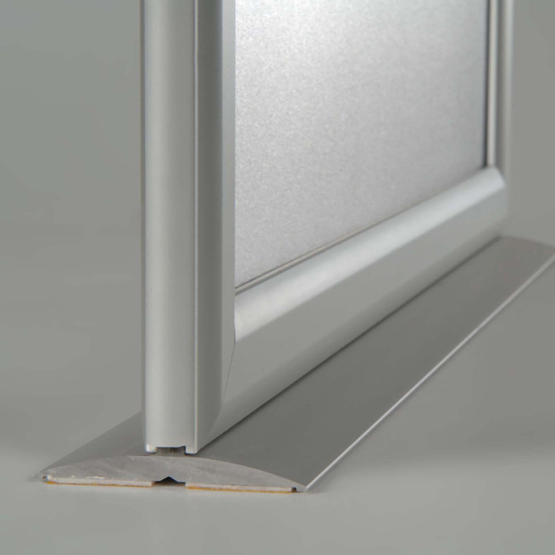 Silver Metal Beveled Picture Frame