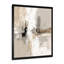 «Brown and Black Brushstroke», peinture abstraite sur toile cubique, art mural abstrait brun-1051356855-1051356812-1051356850