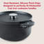 Ensemble de 2 poignées à pincement pour ustensiles de cuisine en fonte en silicone souple Kitchenaid-884062199