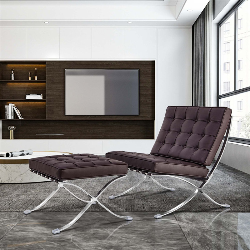 Luxueuse chaise longue pliante avec repose-pieds pour une détente ultime