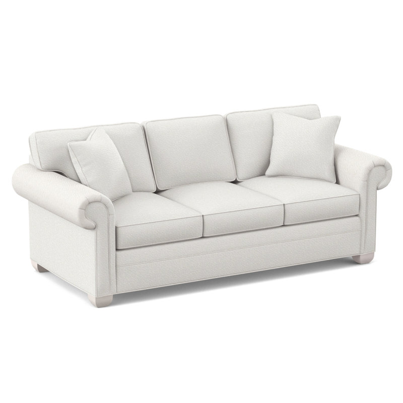 Main Street Upholstered 85'' Sleeper Sofa, Dove Gray, Kennelly Snow
