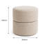 Modern Upholstered Swivel 40cm Ottoman Foot Stool Footrest Stool for Livingroom or Bedroom