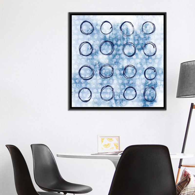 « eclipse iii », impression sur toile, H 18 po x l 18 po x P 1,5 po, Toile avec cadre noir, Pas de tapis