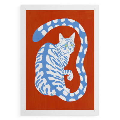 Complementary House Cat I - Impression sur toile seulement - NON-CADRE