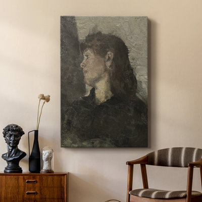 Vintage Portrait Print CXLVI -Custom Wrapped Gallery Cavas