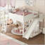 Grand lit mezzanine avec tablettes de rangement, garde-robe et glissade amovible-1563131568-1563131723
