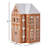 Gingerbread 6.7'' H Stoneware Tabletop Lantern