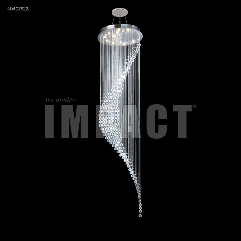 Crystal Rain 11 - Light Pendant, Swarovski Strass